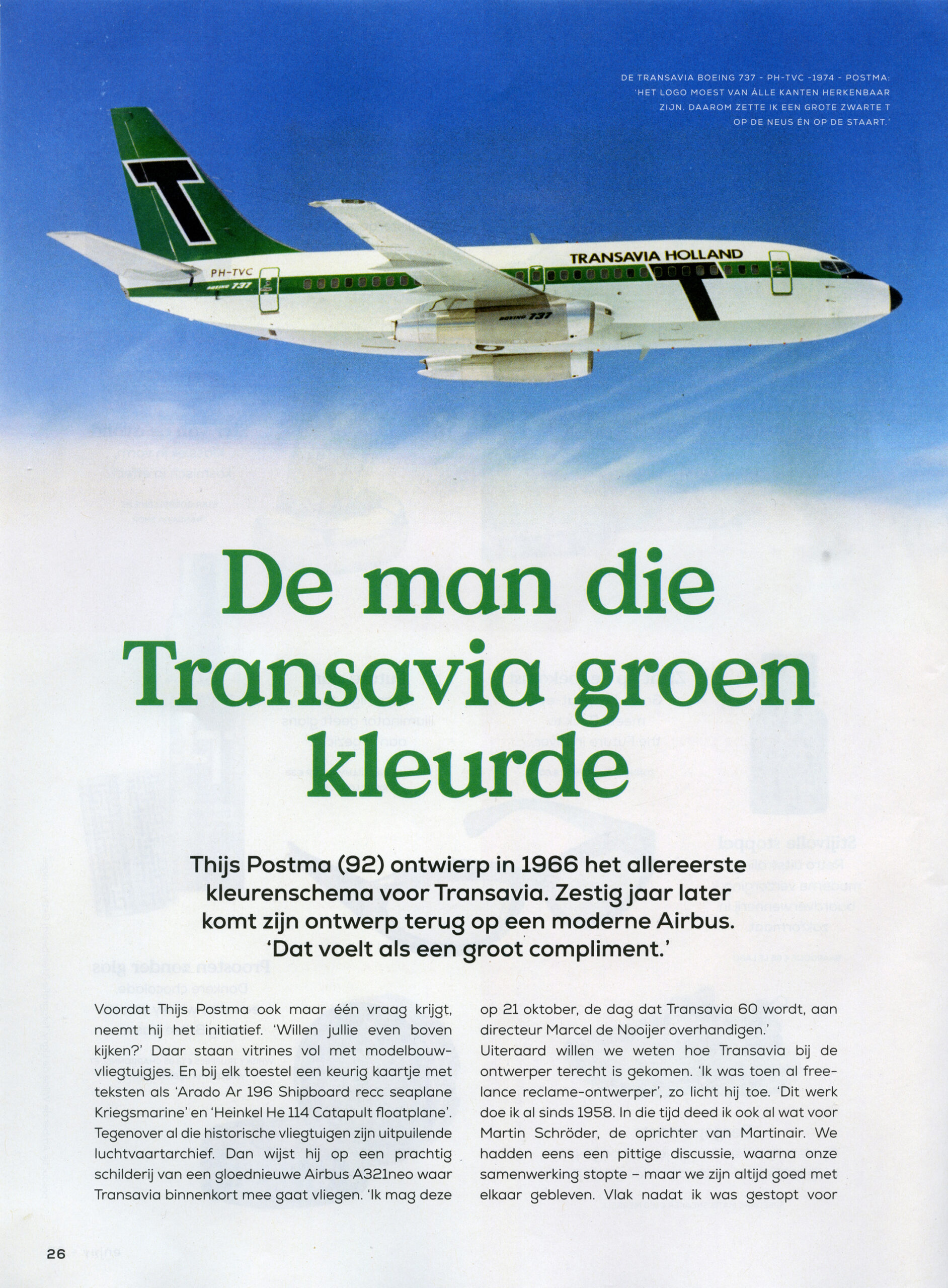Transavia boordboekje #1 Transavia boordboekje #1